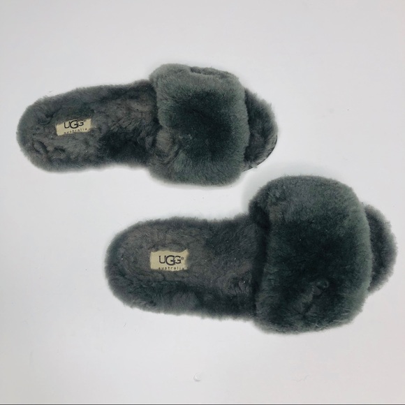 UGG Shoes | Gray Ugg Thong Slippers Size 7 | Poshmark